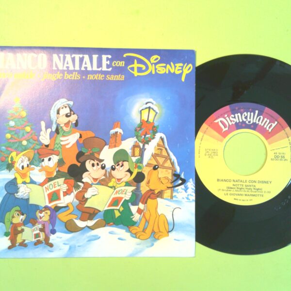 BIANCO NATALE CON DISNEY DISCO 45 GIRI DD 55 1983 - immagine 2