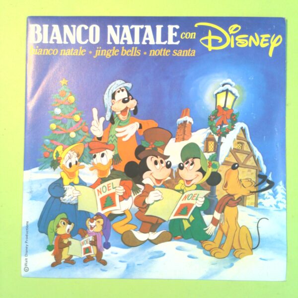 BIANCO NATALE CON DISNEY DISCO 45 GIRI DD 55 1983