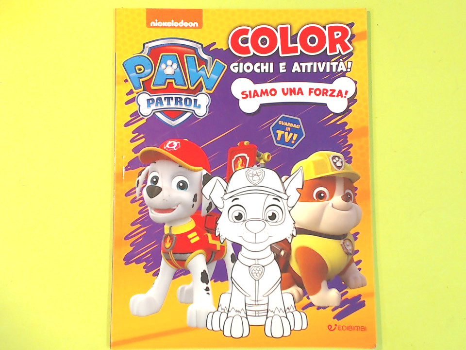 PAW PATROL COLOR GIOCHI E ATTIVITÀ - Libreria degli Studi