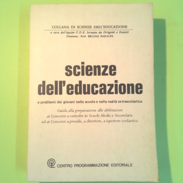 SCIENZE DELL'EDUCAZIONE