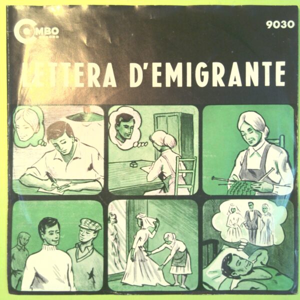 LETTERA D'EMIGRANTE DISCO 45 GIRI COMBO RECORD 9030 1965