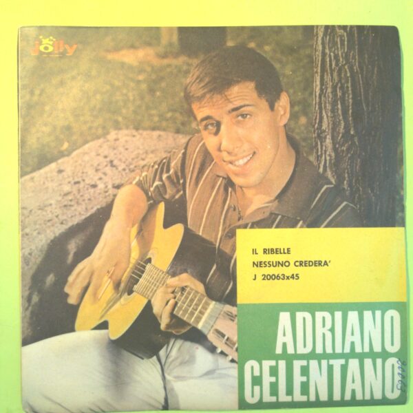 IL RIBELLE/NESSUNO CREDERÀ ADRIANO CELENTANO DISCO 45 GIRI J 20063 1959