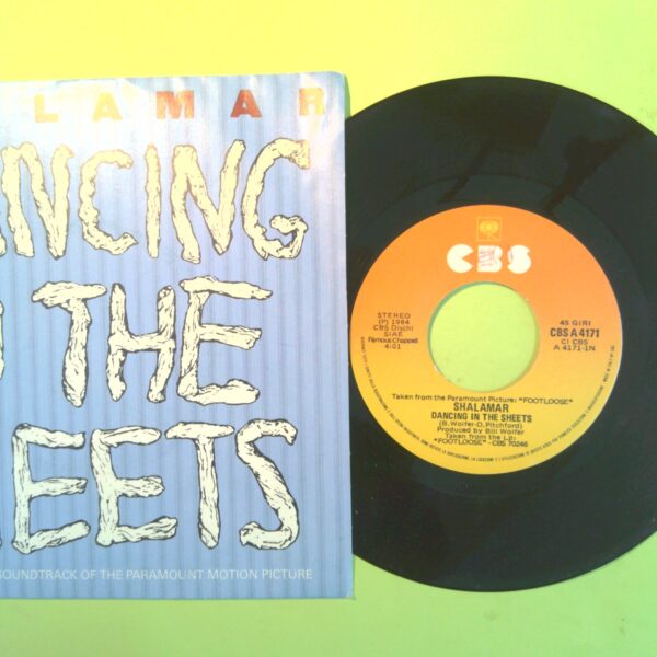 DANCING IN THE SHEETS SHALAMAR DISCO 45 GIRI CBS A 4171 1984 - immagine 2