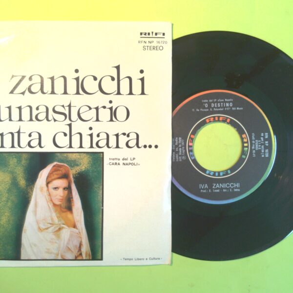 MUNASTERIO 'E SANTA CHIARA IVA ZANICCHI DISCO 45 GIRI RFN NP 16720 1977 - immagine 2