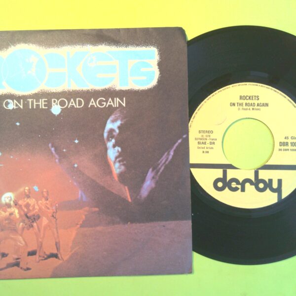 ON THE ROAD AGAIN/COSMIC RACE ROCKETS DISCO 45 GIRI DBR 10065 1978 - immagine 2