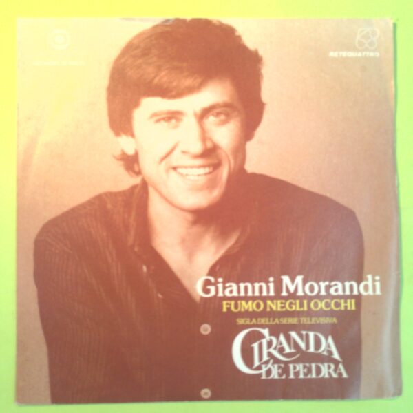 FUMO NEGLI OCCHI/CANZONI STONATE GIANNI MORANDI DISCO 45 GIRI RCA BB 6644 1982