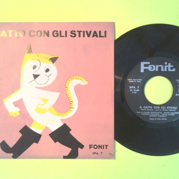 IL GATTO CON GLI STIVALI DISCO 33 GIRI FONIT SPA 7 - immagine 2