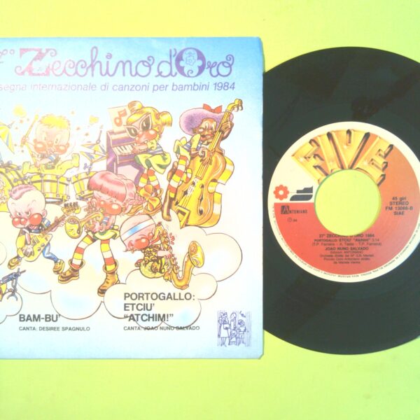 BAMBÙ/ETCIÙ 27° ZECCHINO D'ORO DISCO 45 GIRI FM 13066 1984 - immagine 2