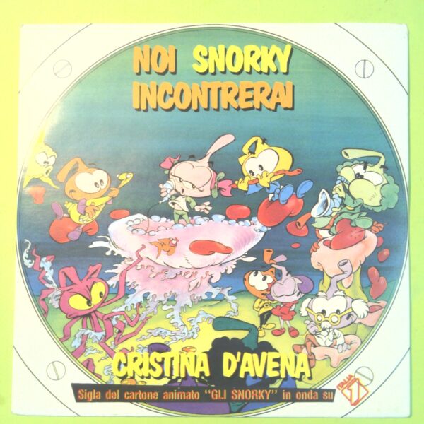 NOI SNORKY INCONTRERAI CRISTINA D'AVENA DISCO 45 GIRI FM 13142 1986