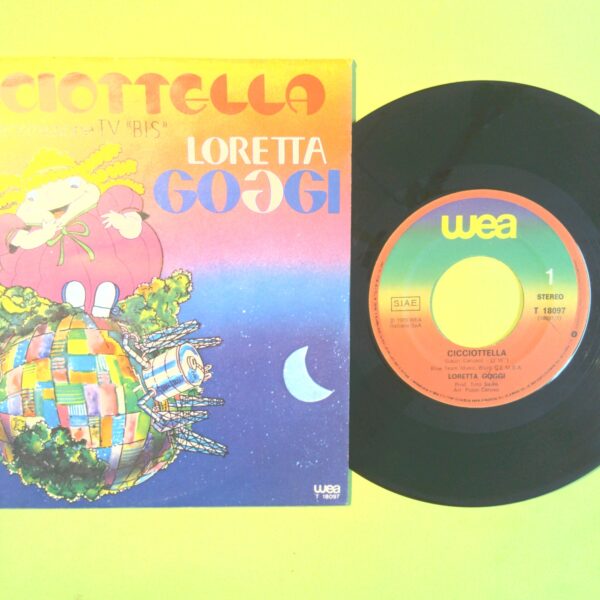 CICCIOTTELLA/LA MARCIA DEI BAMBINI CHE VANNO A LETTO LORETTA GOGGI DISCO 45 GIRI WEA T 18097 - immagine 2