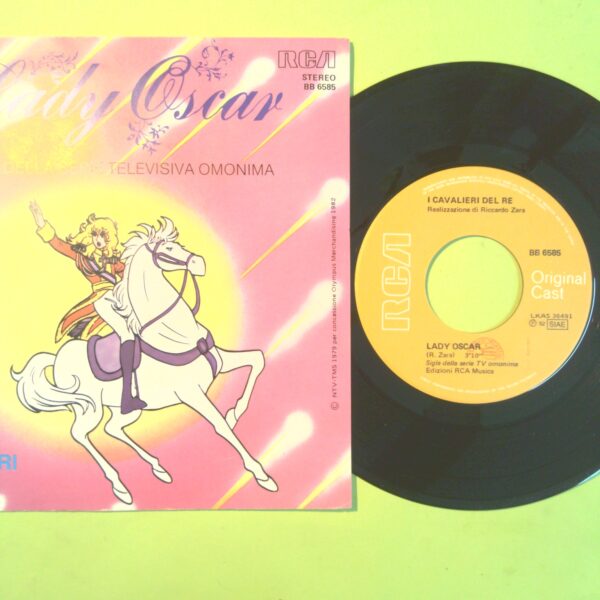 LADY OSCAR I CAVALIERI DEL RE DISCO 45 GIRI RCA BB 6585 1979 - immagine 2