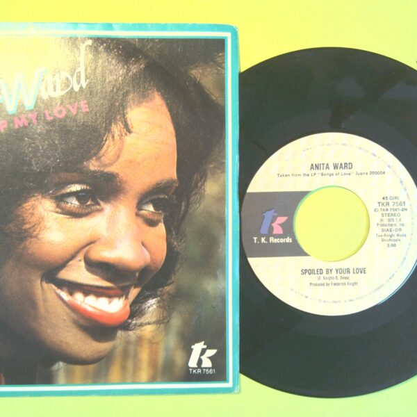 DON'T DROP MY LOVE/ SPOILED BY YOUR LOVE ANITA WARD DISCO 45 GIRI TKR 7561 1979 - immagine 2