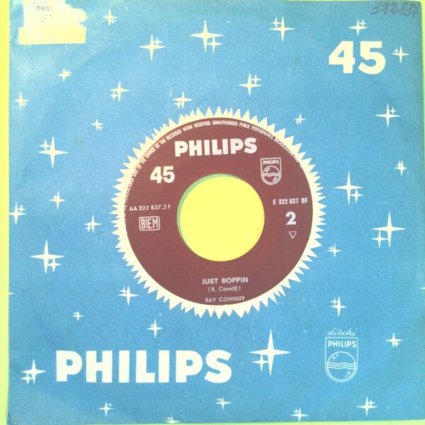 JUST BOPPIN/WALKIN THE BOP RAY CONNIFF 45 GIRI AA 322 837 1F 1962