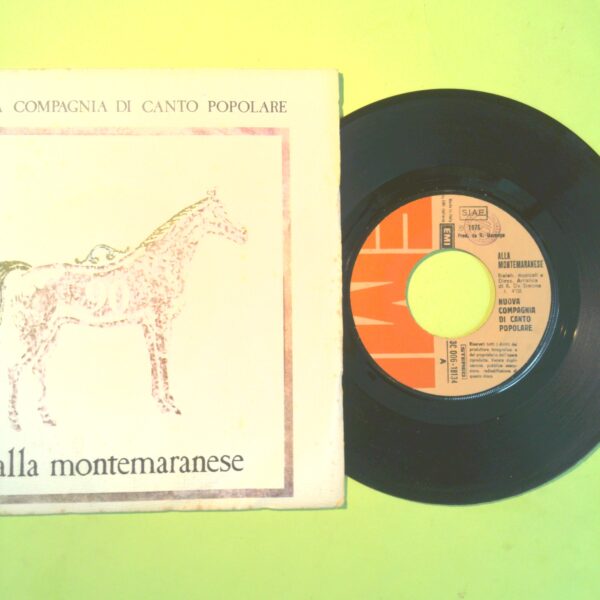 ALLA MONTEMARANESE/ TRAPENARELLA 45 GIRI 3C 006 18134 1976 - immagine 2