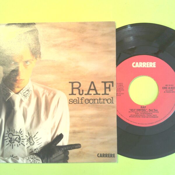 SELF CONTROL RAF DISCO 45 GIRI CRE A 4223 1984 - immagine 2