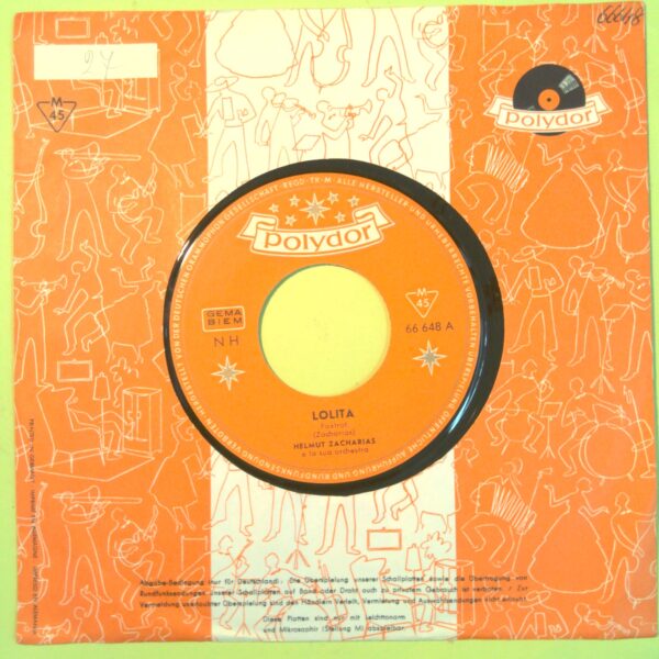 LOLITA/DAVAI DAVAI HELMUT ZACHARIS 45 GIRI POLYDOR NH 66 648