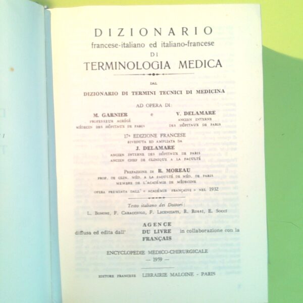 DIZIONARIO DI TERMINOLOGIA MEDICA - immagine 2