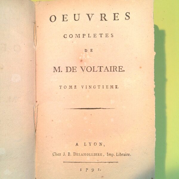 SIECLE DE LOUIS XIV T. III OEUVRES COMPLETE VOLTAIRE TOMO 20 - immagine 2