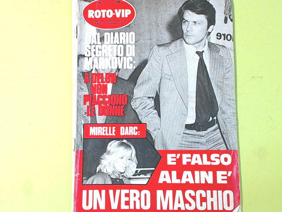 ROTO VIP ALAIN DELON NOVEMBRE 1975 N 4 - Libreria degli Studi